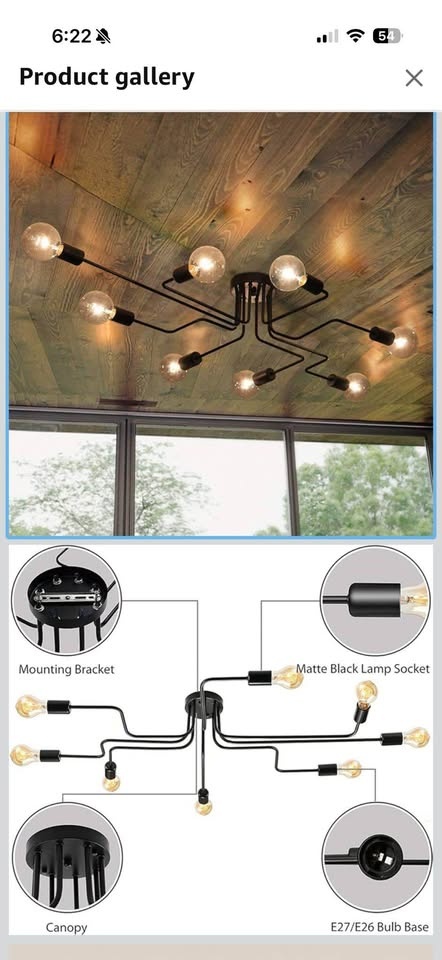 Ceiling Light - Industrial Look - photo 2