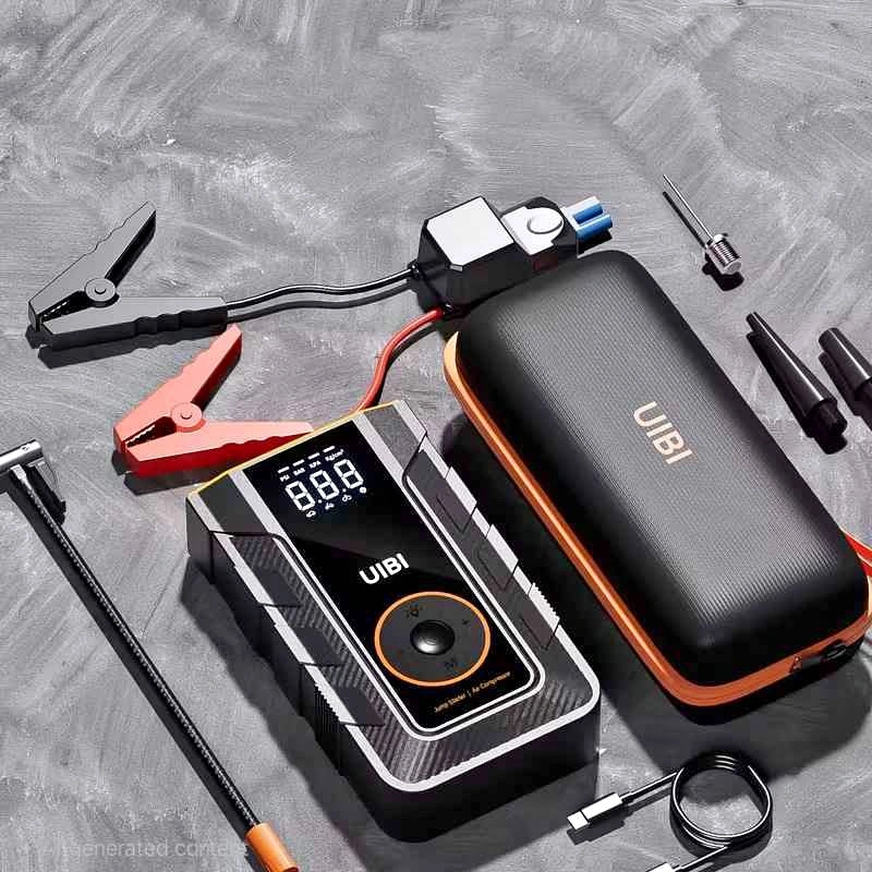 Portable 5000A Car Jump Starter & 150 PSI Tire Inflator