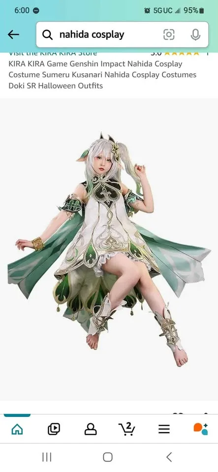 Kira Kira Cosplay costume Size L image indicator(5)