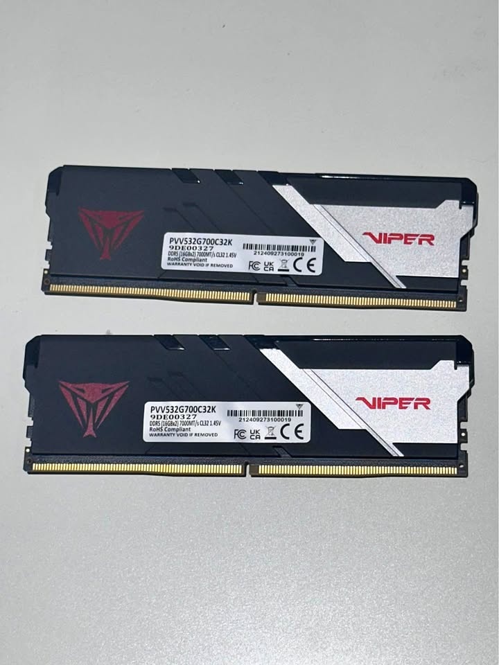 Patriot Viper Venom 32GB DDR5 7000 RAM (2x16GB) PVV532