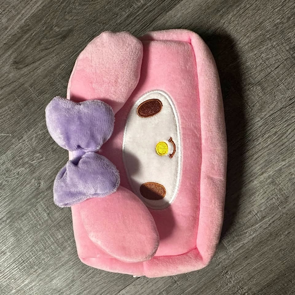 Sanrio My Melody Pink Plush Pouch/Pencil Case