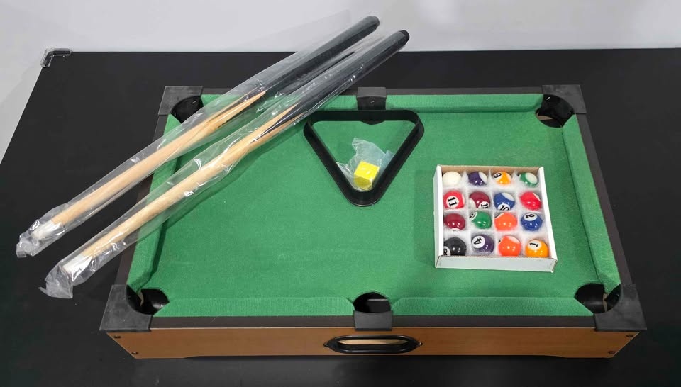 20" Mini Pool Table – Complete Set with Accessories - photo 3