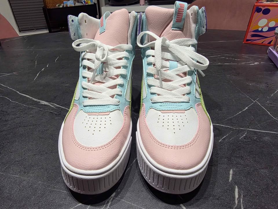 Puma Karmen Rebelle Mid Flatform Sneakers Pink Pastel (US 7) - photo 2