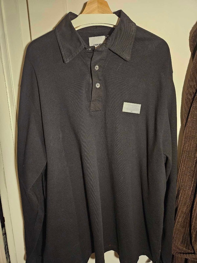Liam Hodges Black Insignia Polo - Mens Large - photo 3