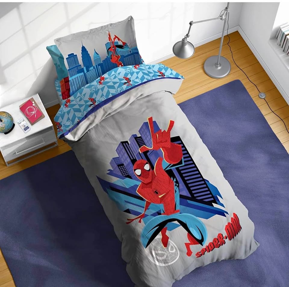 Spiderman New Comforter Set - 5 Piece Twin Bedding