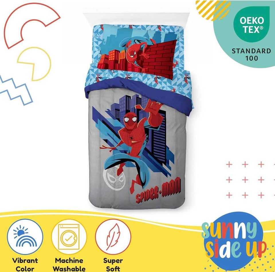 Spiderman New Comforter Set - 5 Piece Twin Bedding - photo 3
