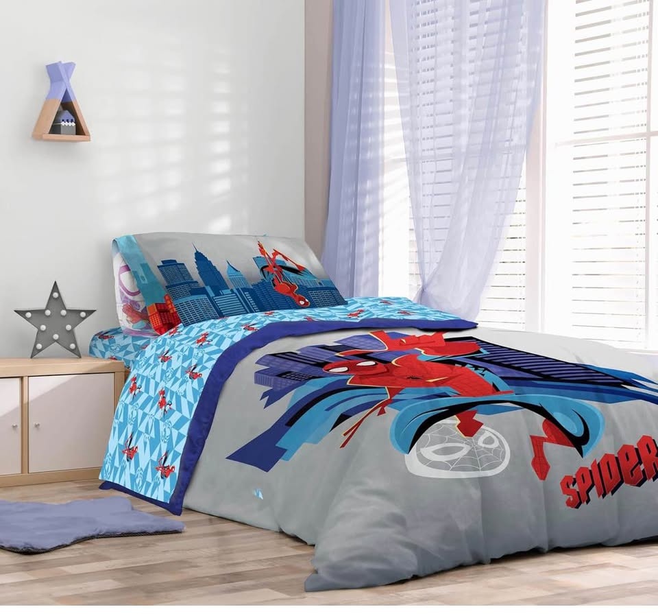 Spiderman New Comforter Set - 5 Piece Twin Bedding - photo 5