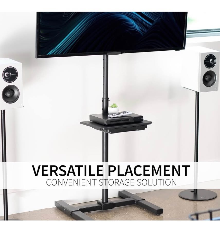 New pole mount shelf with drawer 14 x 10 alloy steel black matte - photo 3
