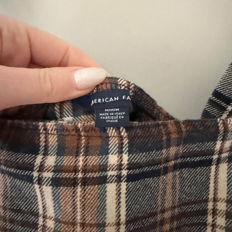 American Eagle Plaid Dress Size Medium - photo 2