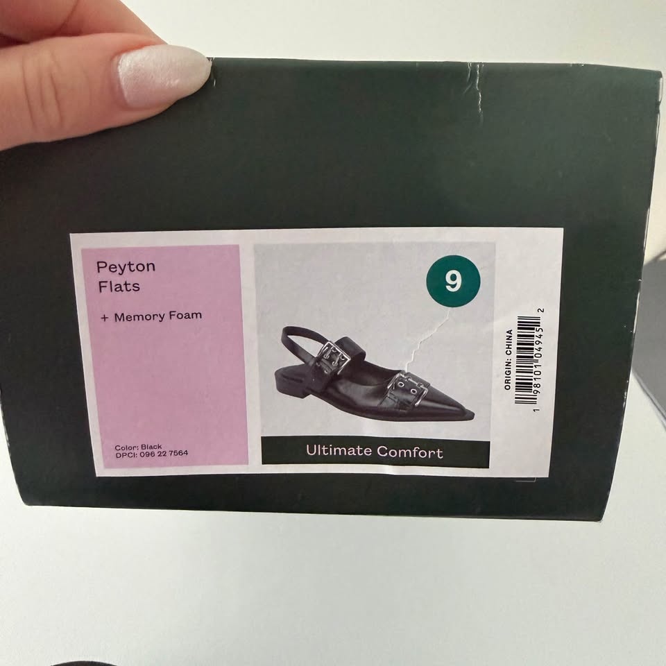 Wild Fable Faux Leather Slingback Flats - Size 9 (Ganni Dupe) - photo 4