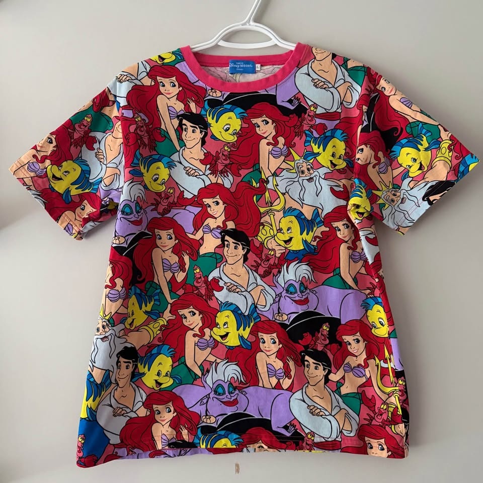 The Little Mermaid Ariel Tokyo Disneyland All Over Print Tshirt
