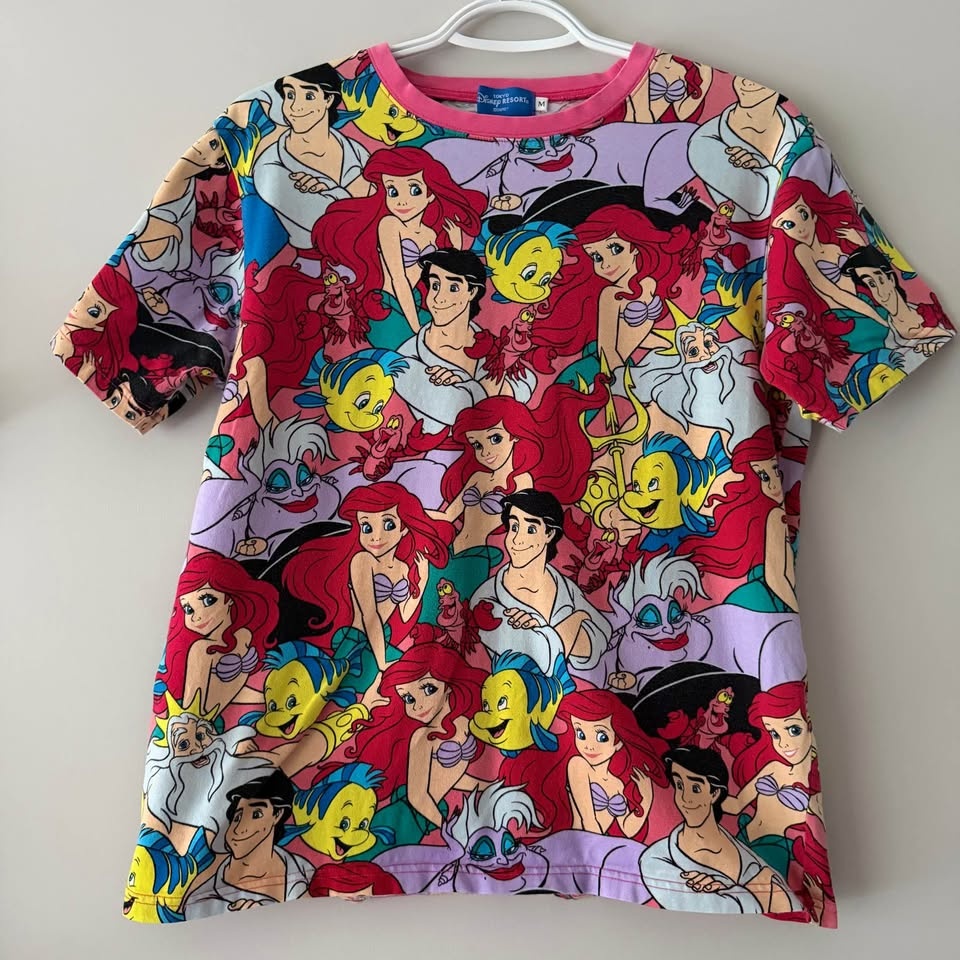The Little Mermaid Ariel Tokyo Disneyland All Over Print Tshirt - photo 3