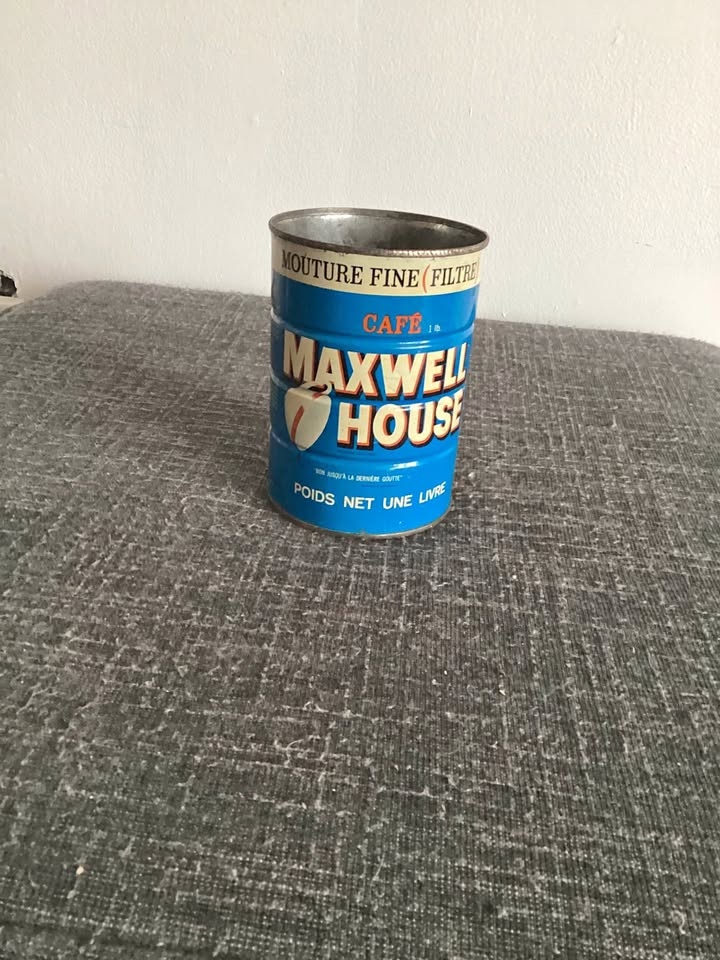 Vintage Maxwell House Coffee Can