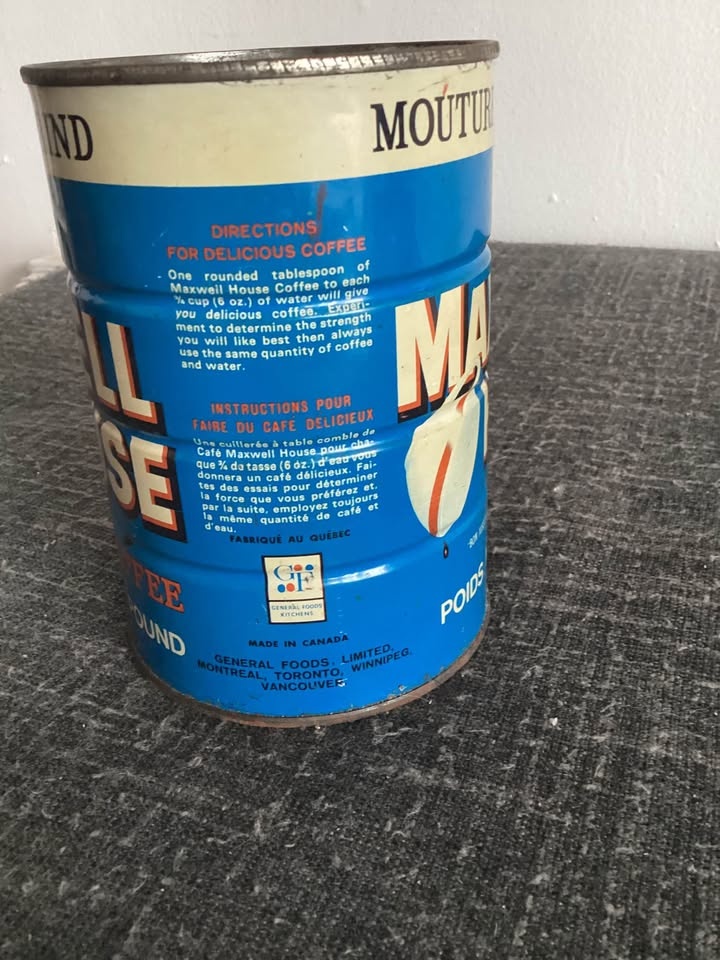 Vintage Maxwell House Coffee Can - photo 2