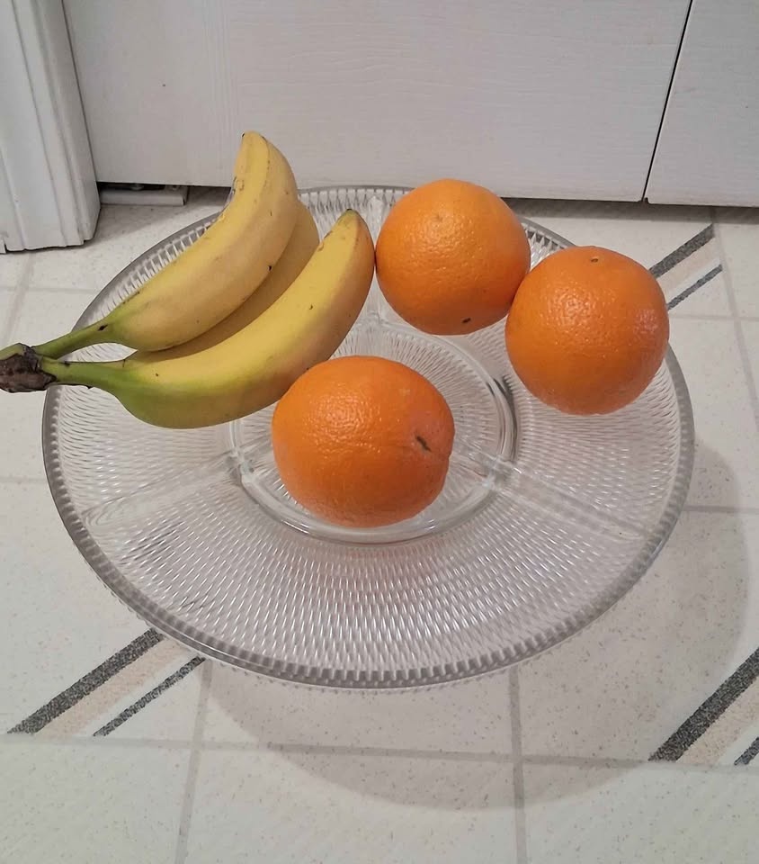 Clear Glass Divided Cake Stand Pedestal Platter - photo 3