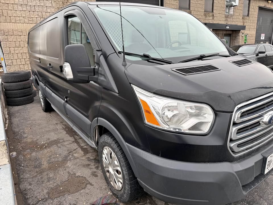 Black Ford Transit Van