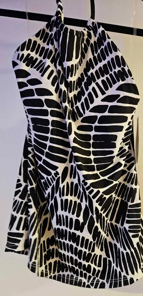 NWT Women's zebra print holder top image indicator(2)