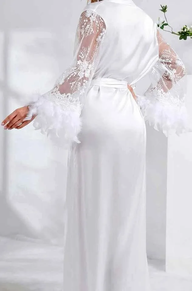 Women's lingerie I'm Very Sexy Silk With Feather Size S thumbnail