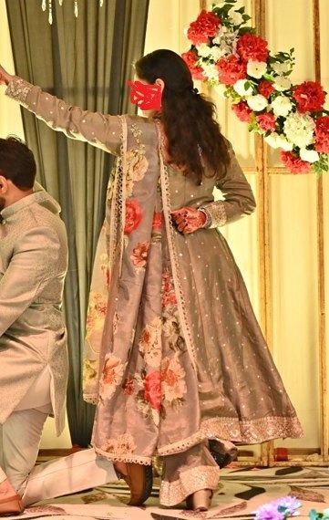 Anarkali dress with Sharara