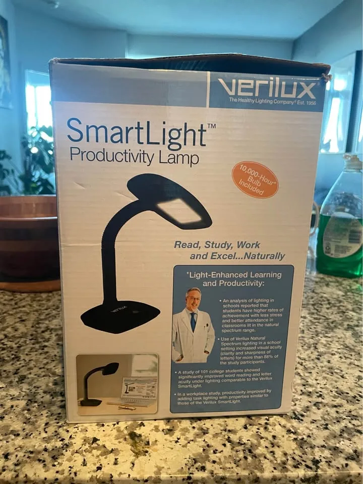 Verilux Smart Light Productivity Lamp image indicator(3)