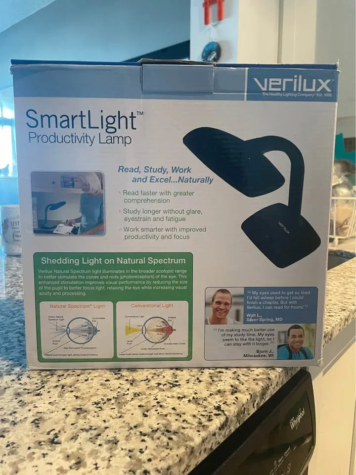 Verilux Smart Light Productivity Lamp image indicator(5)