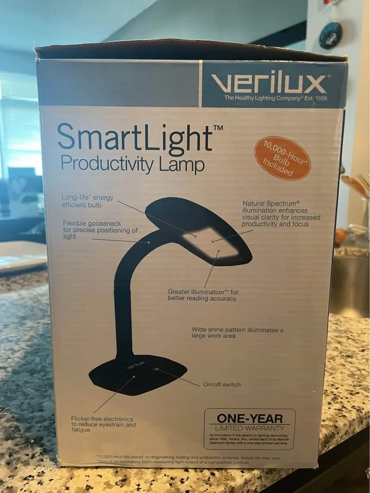 Verilux Smart Light Productivity Lamp image indicator(6)