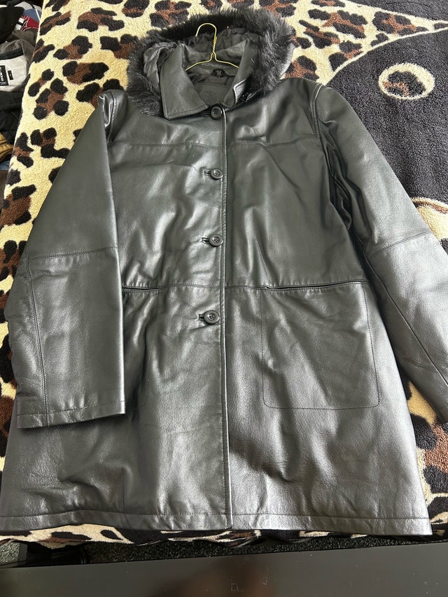 Classic Vintage Leather Car Coat by Cherokee (Est. 1973)