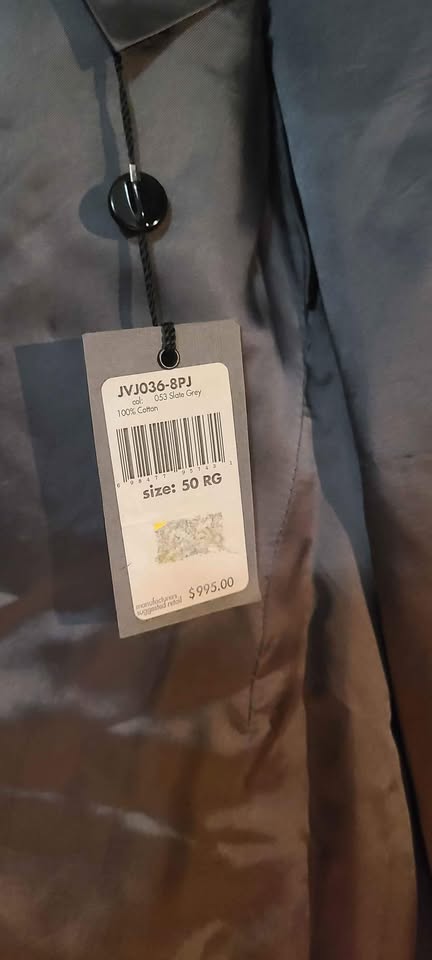 John Varvatos men's vintage casual coat- NWT MUST GO. - photo 5