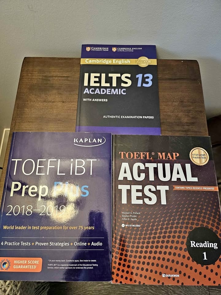 IELTS, TOEFL books for sale