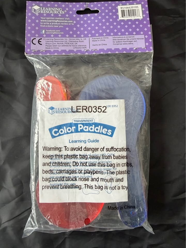 Colour Paddles Learning Resources set of 18 - photo 2