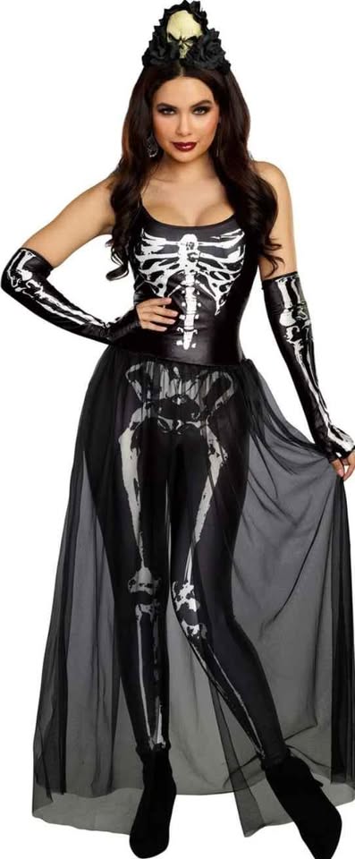 Womens Bare Bones Babe costume