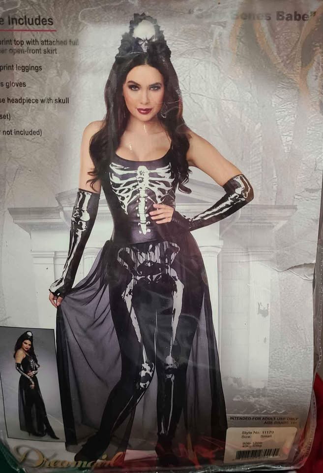 Womens Bare Bones Babe costume - photo 4