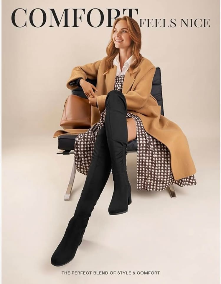 DREAM PAIRS Women's Over The Knee Boots US 8.5 - photo 5
