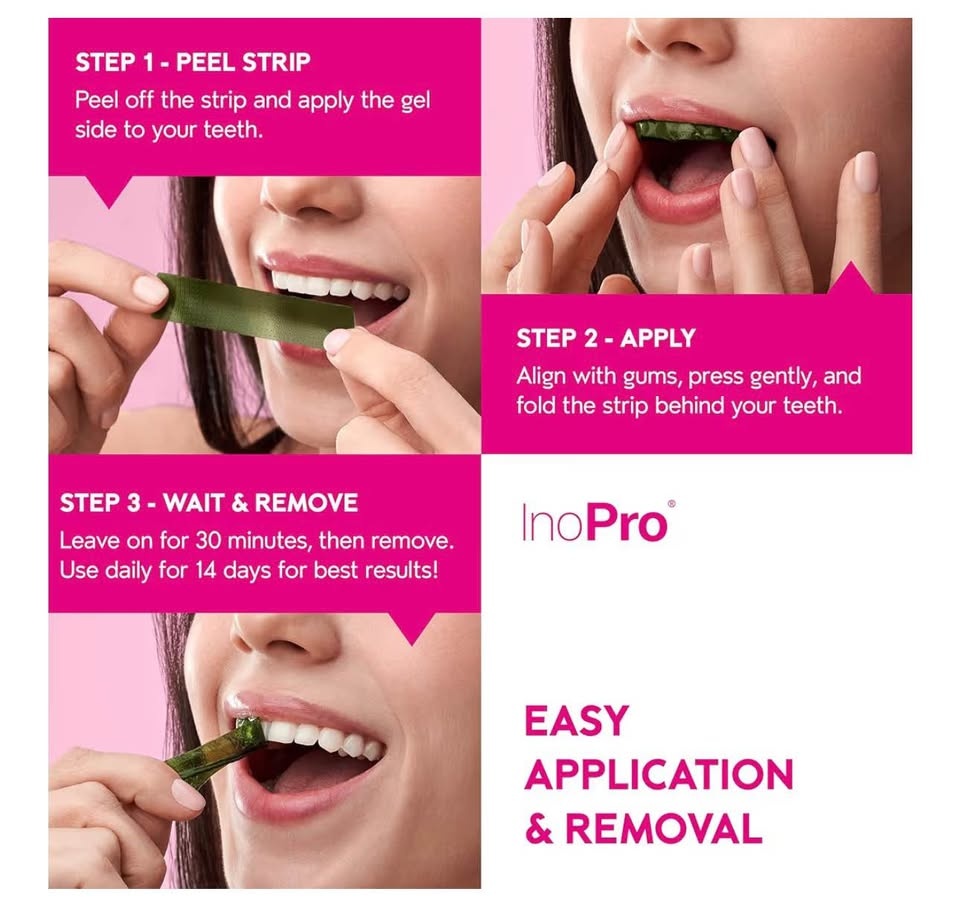 InoPro Teeth Whitening Strips 21 Treatments Kit - photo 4