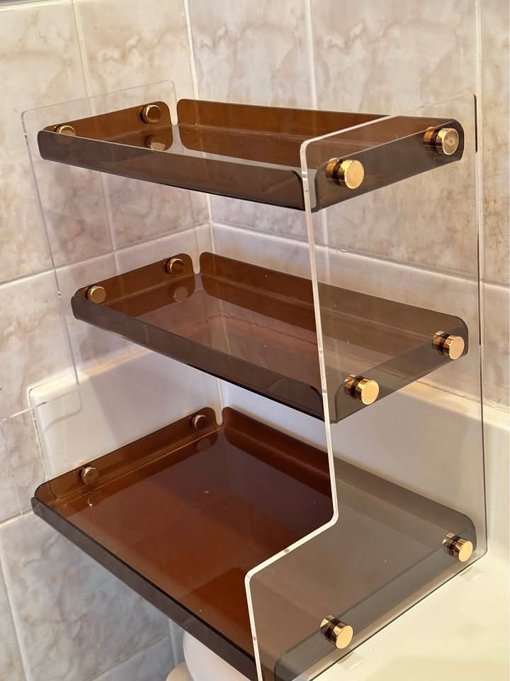 【NEW】3-Tier Acrylic Vanity & Skincare Organizer | Perfume Displa