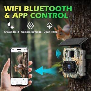 Solar Trail Cameras 60MP 4K WiFi Bluetooth Game Camera - photo 3