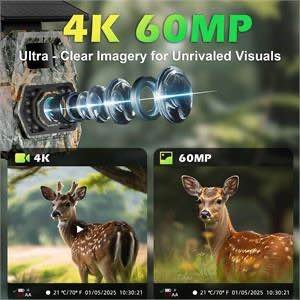 Solar Trail Cameras 60MP 4K WiFi Bluetooth Game Camera - photo 4