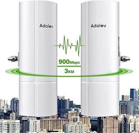 Gigabit Wireless Bridge, AdaLov Point to Point/Multipoint WiFi B