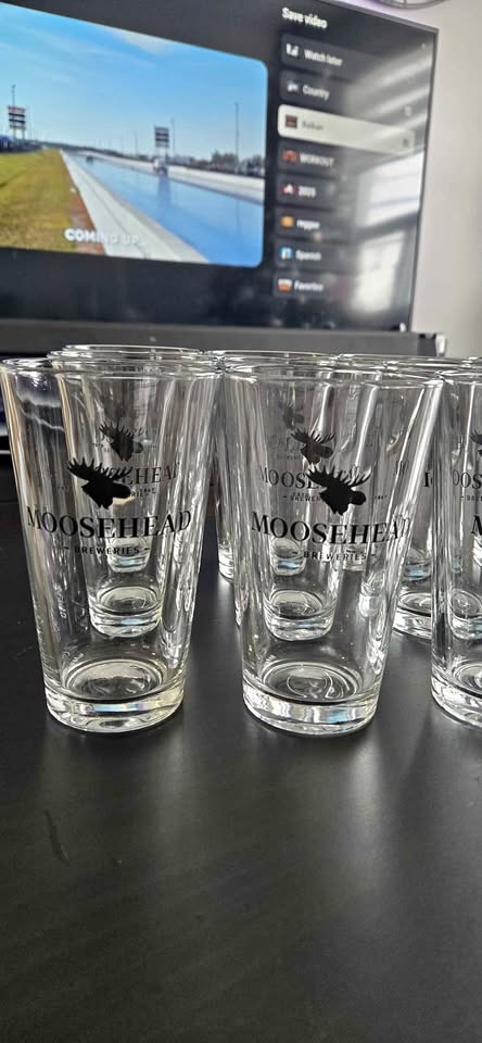 Moosehead 16oz Glasses