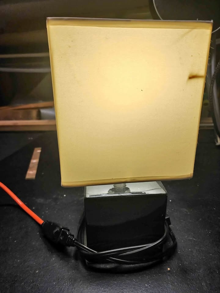 Vintage Brass Table Lamp