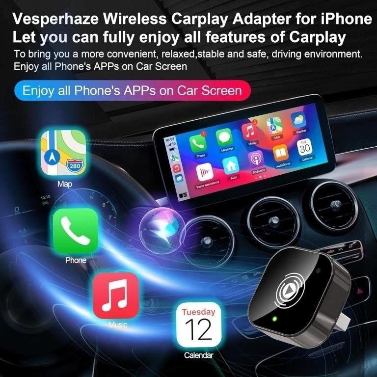 Wireless CarPlay Adapter for iPhone - photo 2