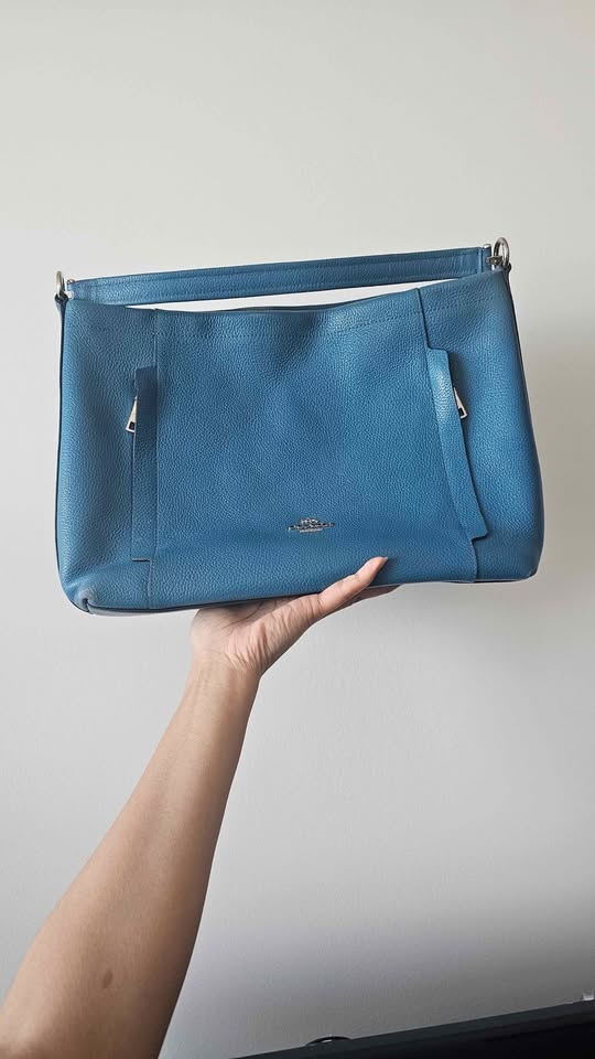 Coach Scout Hobo RARE COLOR Ocean Blue - Full Set (with Receipt - photo 2