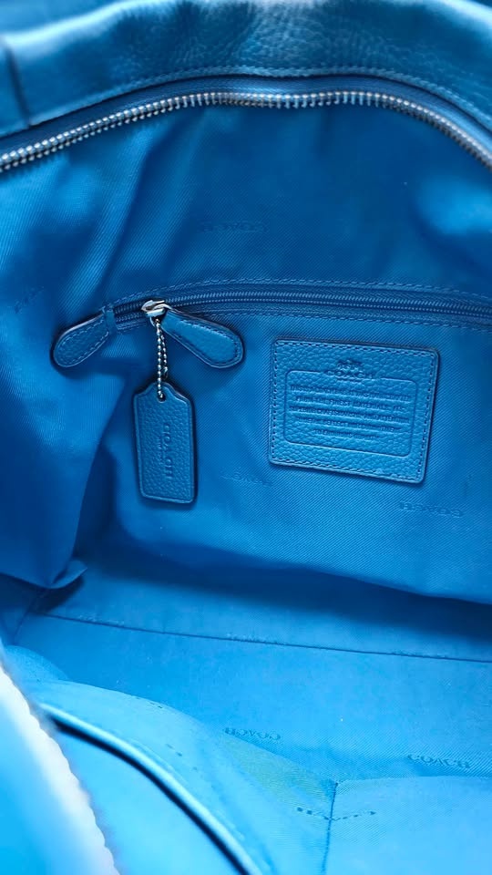 Coach Scout Hobo RARE COLOR Ocean Blue - Full Set (with Receipt - photo 4