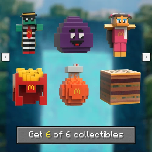 McDonald's Minecraft Movie Adult / Kids Happy Meal Toy