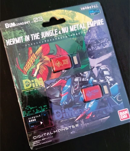 DIGIMON Vital Bracelet Dim Card Set: Hermit in the Jungle & Nu M