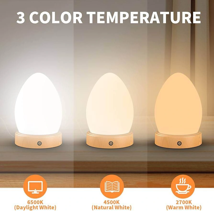 Desk Lamp with Remote, 3 Color Dimmable, USB Charging Port - photo 2