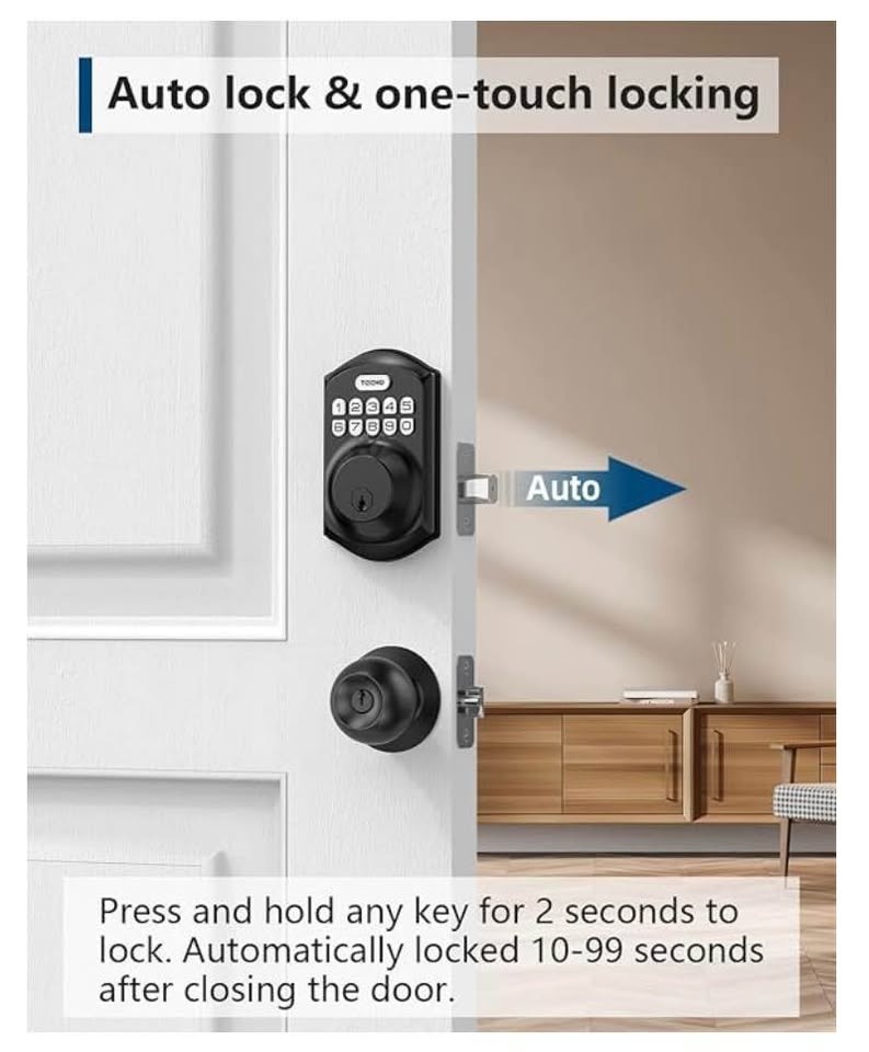 TEEHO TE001 Keyless Entry Door Lock with Keypad - photo 3