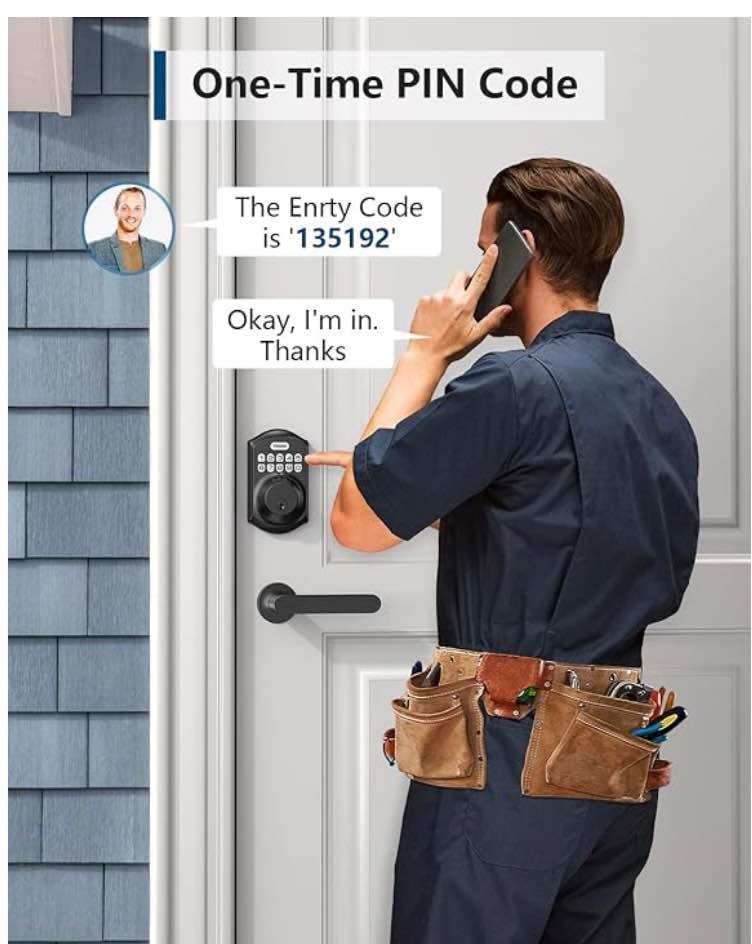 TEEHO TE001 Keyless Entry Door Lock with Keypad - photo 4