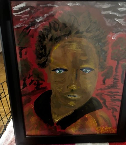 2018 Painting On Canvass By Pintor - 13.5"W x 16.25"H