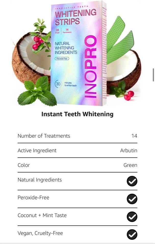 InoPro Teeth Whitening Strips - 14 Treatments - photo 5